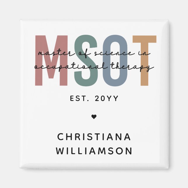 Íman MSOT Mestre em Terapia Ocupacional (Frente)