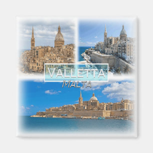 Íman MT0019 Europa, Malta, La Valeta, geladeira