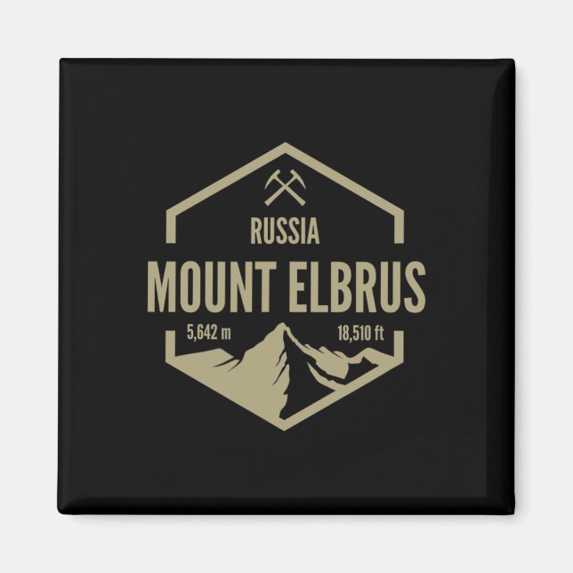 Íman Mt. Elbrus Mountain Travel  (Frente)