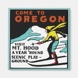 Íman Mt. HOOD OREGON - Viagens vintage