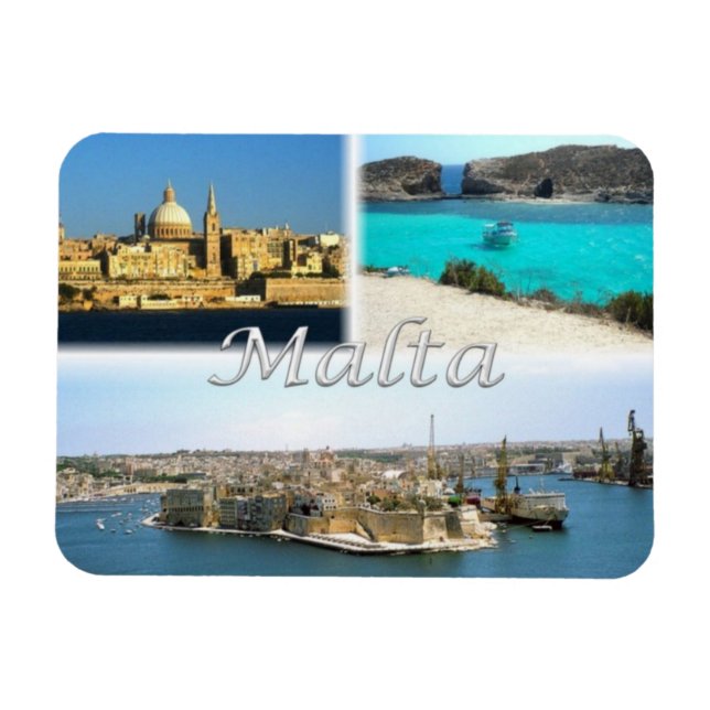Íman MT Malta - La Valeta - (Horizontal)