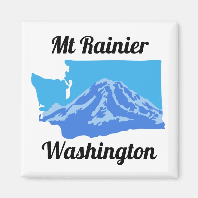 Íman Mt Rainier Magnet - Cor (Frente)
