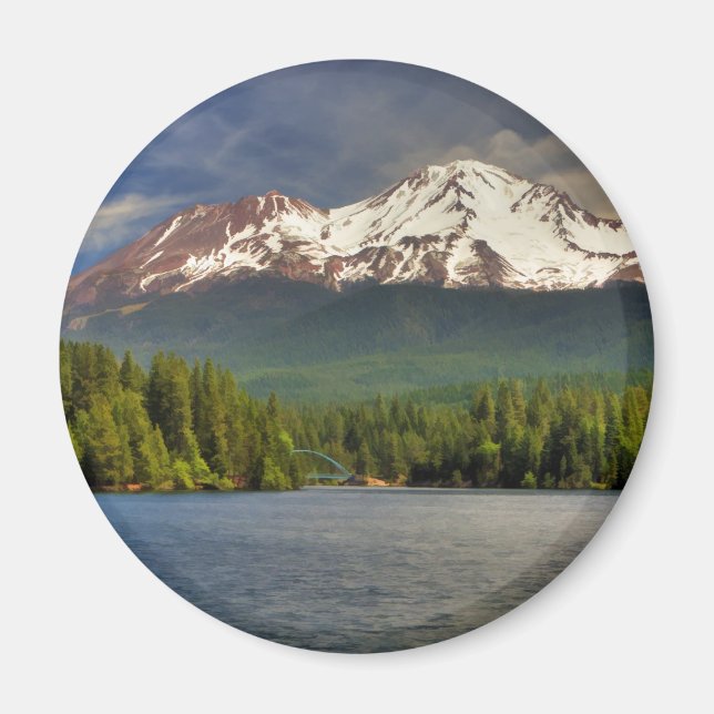 Íman MT SHASTA DE LAKE SISKIyou (Frente)