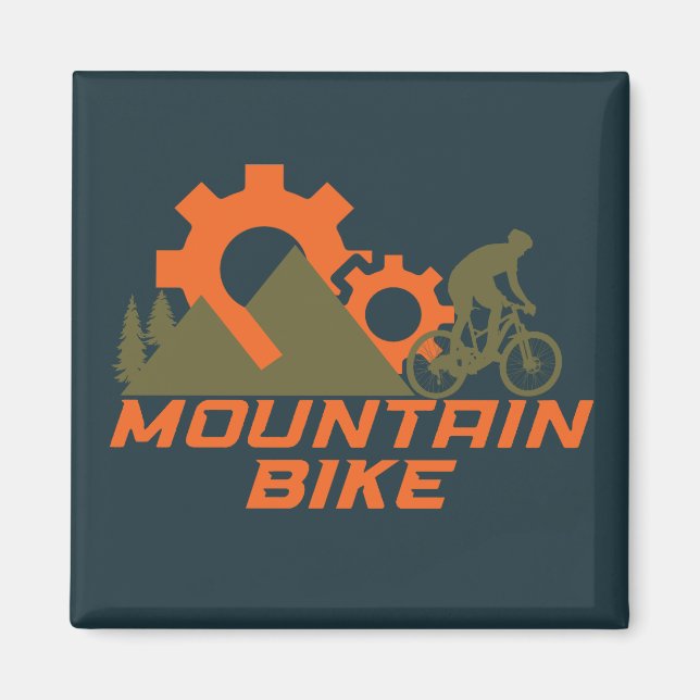 Íman MTB Bicicleta de Montanha Downhill Moderna (Frente)