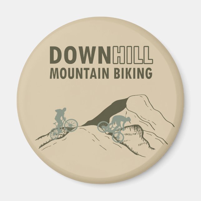 Íman MTB Downhill Bicicleta de Montanha (Frente)