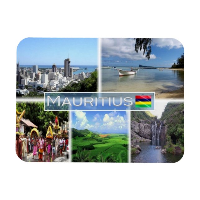 Íman MU Maurícia - Port Louis - (Horizontal)