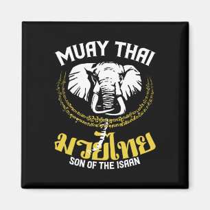 Íman Muay Thai Boxing Elephant Gift Artes Marciais