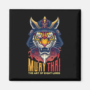 Íman Muay Thai Samurai Tiger Thai Boxic Gráfico