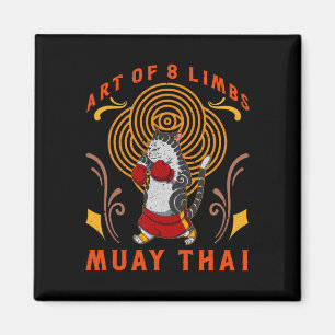Íman Muay Thai Tailândia Punho Ringue Joelho Lutador Té