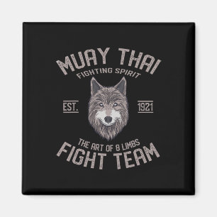 Íman Muay Thai Wolf Boxe Tailandesa Kickboxing 