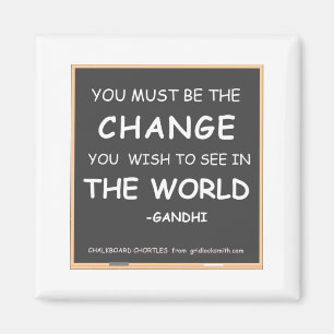 Íman Mudança-Mundo-Gandhi