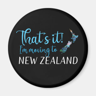 ÍMAN MUDANDO PARA NOVA ZEALAND KIWI PAUA