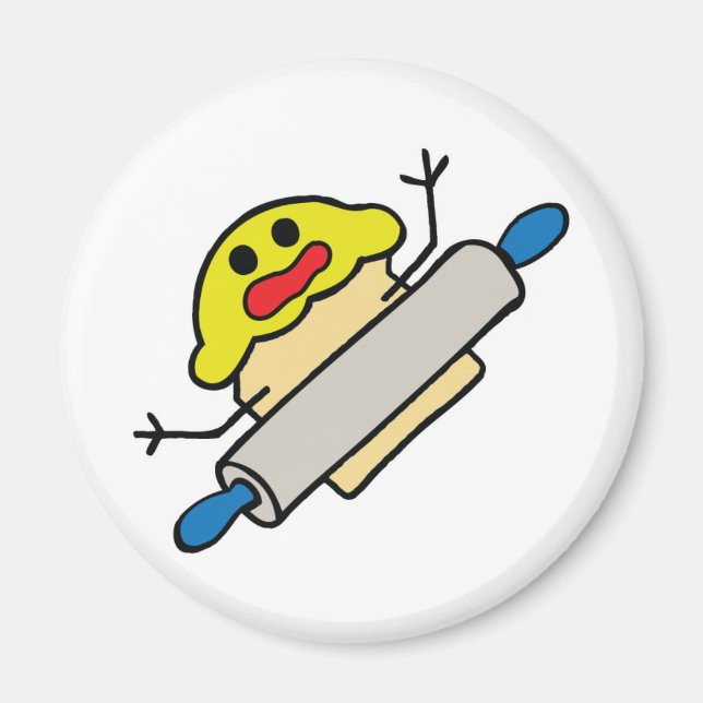 Íman Muffin achatado - Magnet (Frente)