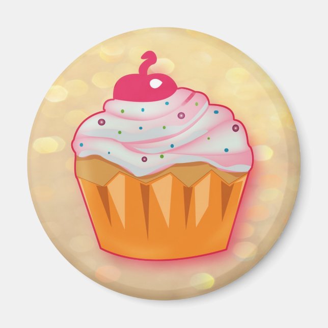 Íman Muffin framboesa (Frente)