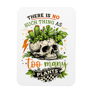 Íman Muitas Plantas Nunca São Suficientes Crânio Planta