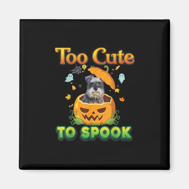 Íman Muito Bonito Para Falar O Cachorro Schnauzer, Pump (Frente)
