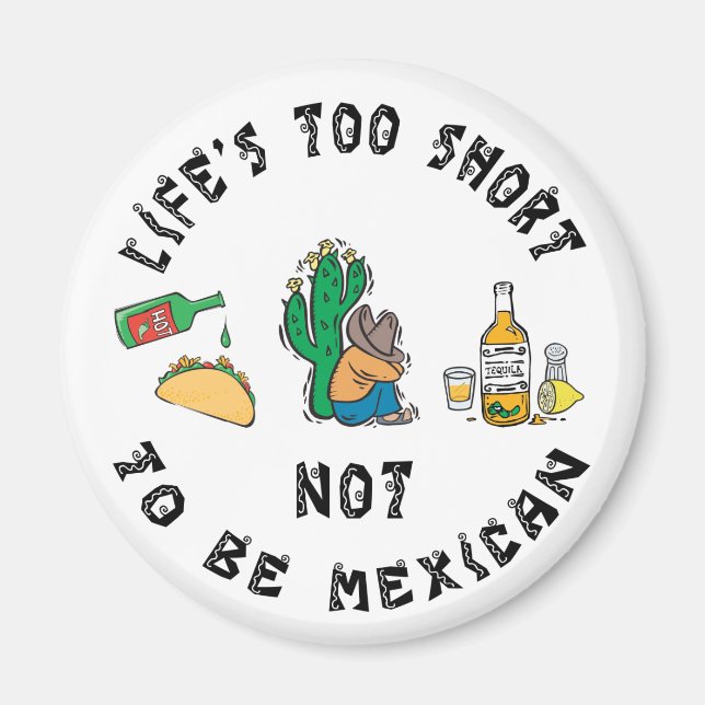 Íman Muito Engraçado Mexicano (Frente)