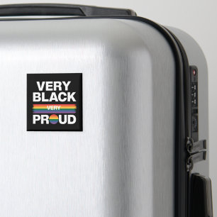 Íman Muito Preto Muito Orgulhoso Orgulho Gay Preto Orgu