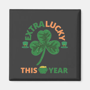 Íman Muito sortudo irlandês este ano engraçado