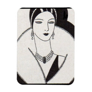 Íman mulher 1928 do art deco