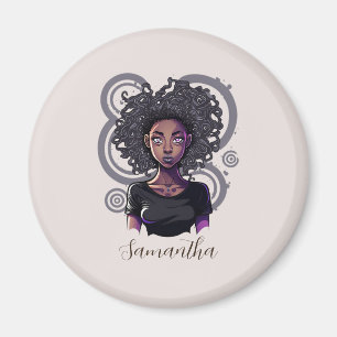 Íman Mulher Afro Mágica