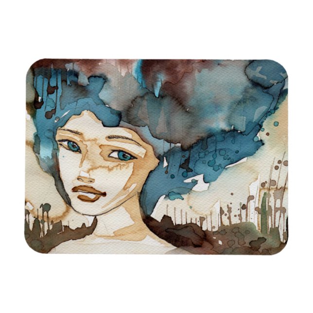 Íman Mulher Azul (Horizontal)