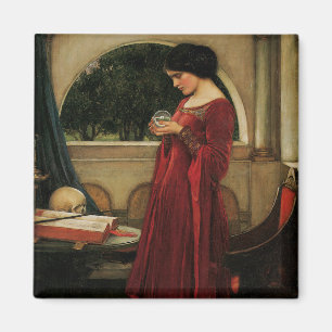 Íman Mulher Bola de Cristal Pintura Waterhouse