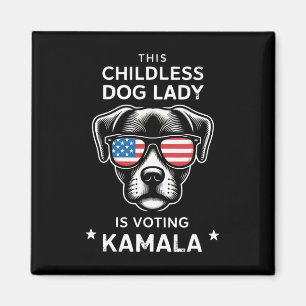 Íman Mulher-Cachorro Sem Filhos Está Votando Kamala Har
