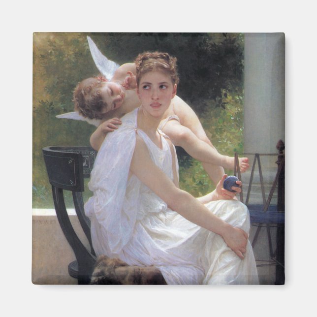 Íman Mulher com Cupido, Bouguereau (Frente)
