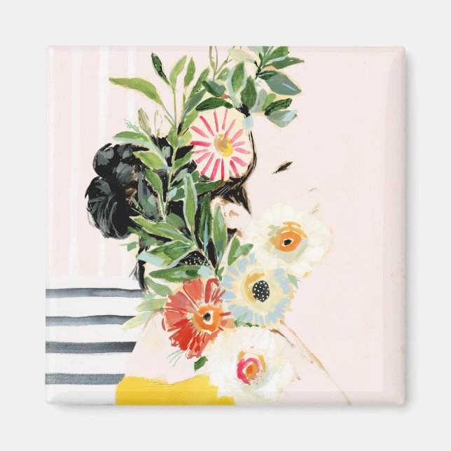 Íman Mulher com Flores (Frente)