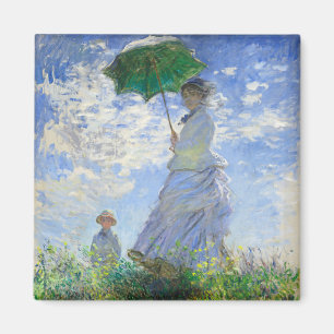 Íman Mulher com Parasol, Madame Monet e seu filho
