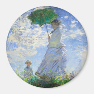 Íman Mulher com Parasol, Madame Monet e seu filho