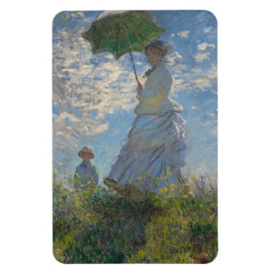 Íman Mulher com Parasol - Madame Monet e seu filho