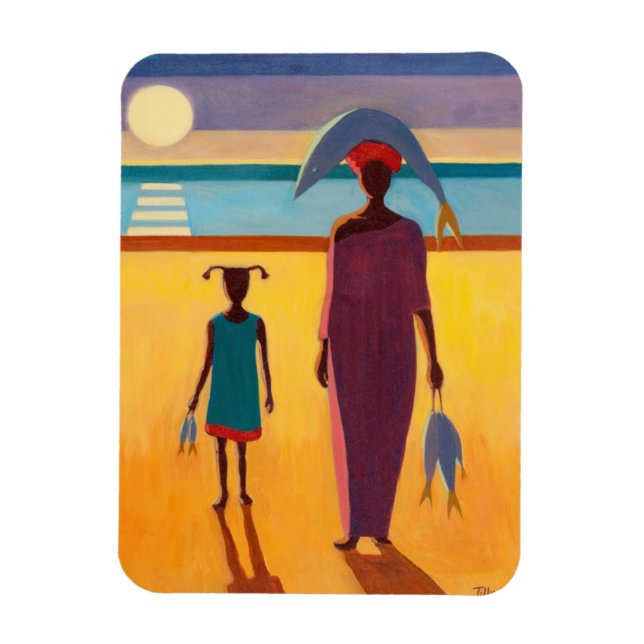 Íman Mulher com Peixe (Vertical)