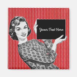 Íman Mulher com Sinal de 1950