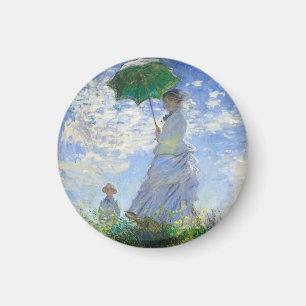 Íman Mulher com um Guarda-Sol, Madame Monet e seu Filho