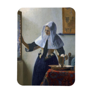 Íman Mulher com Water Jug Johannes Vermeer