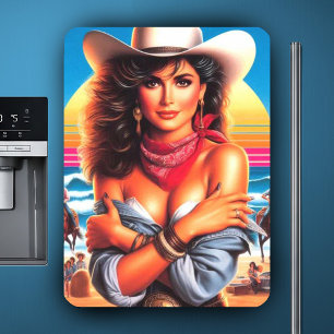Íman Mulher Country dos Anos 80