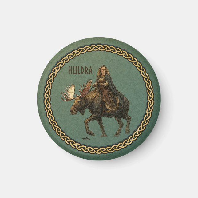 Íman Mulher da Floresta Huldra Nórdica (Frente)