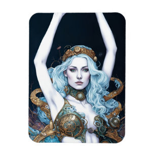 Íman Mulher Dançando Steampunk