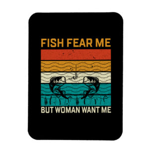 Íman Mulher de Arte de Pesca Me Quer