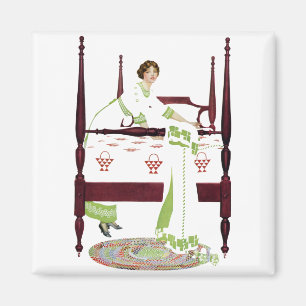 Íman Mulher de Coles Phillips e quatro poster e
