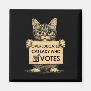 Íman Mulher de Gato com Excesso de Educação que Vota