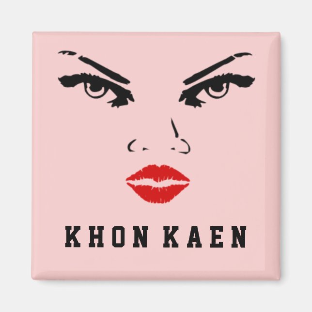 Íman Mulher de Khon Kaen, Tailândia (Frente)