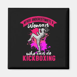 Íman Mulher de Kickboxing Treino de Kick Boxing