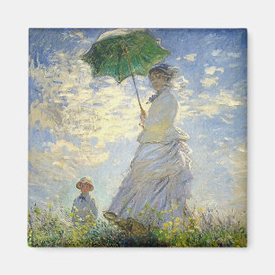 Íman Mulher de Monet com Parasol (O Rolo/Caminho)