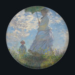 Íman Mulher de Monet com um parasol<br><div class="desc">A obra-prima de Claude Monet: Mulher com um parasol. Visite nossa loja para outros itens de correspondência</div>