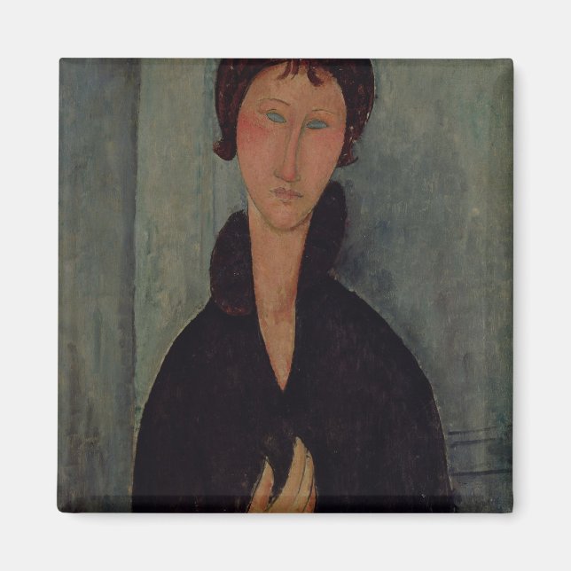 Íman Mulher de Olhos Azuis, c.1918 (Frente)