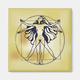 Íman Mulher de Vitruvian