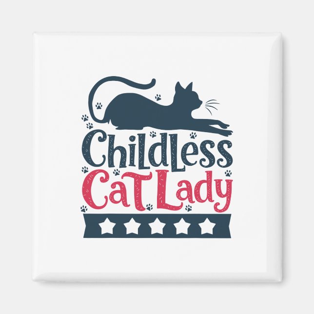 Íman Mulher do Gato Sem Fios Viva Crianças (Frente)